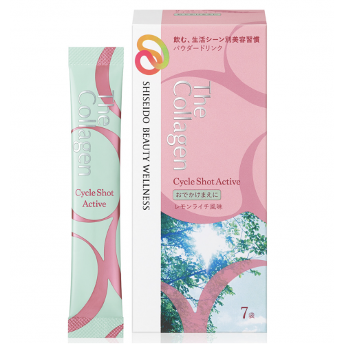 Shiseido The Collagen Cycle Shot Active Коллаген с ягодами годжи для активности