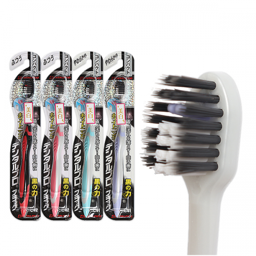 Dentalpro Black Whitening Зубная щётка отбеливающая, мягкая Dentalpro Black Whitening Зубная щётка отбеливающая, мягкая