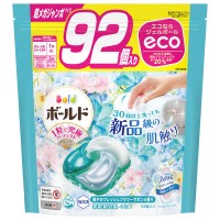 Procter&Gamble Bold Gel Ball Fresh Flower Sabon Капсулы для стирки белья 4 в 1 с кондиционером, с освежающим ароматом цветочного мыла, запасной блок, 92 шт