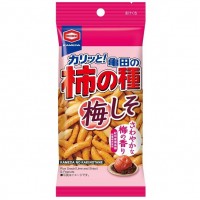 KAMEDA Рисовые снеки Какинотане с арахисом со вкусом сливы и шисо, 57 г