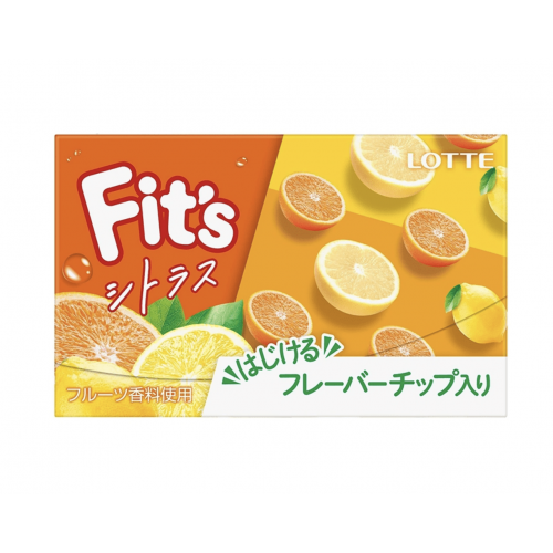 Lotte Резинка жевательная FIT`S Освежающий цитрус, 24,6 г Lotte Резинка жевательная FIT`S Освежающий цитрус, 24,6 г