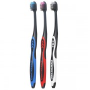 Dentalpro Black-Dia Super-fine Hair Super Compact Зубная щётка с платиновой коллоидной керамикой, многоуровневая с ультратонкой щетиной алмазной формы, с суперкомпактной головкой, жесткая Dentalpro Black-Dia Super-fine Hair Super Compact Зубная щётка с платиновой коллоидной керамикой, многоуровневая с ультратонкой щетиной алмазной формы, с суперкомпактной головкой, жесткая