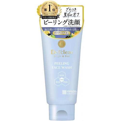 Detclear Bright&Peel Facial Wash Очищающая пенка для умывания с AHA&BHA&PHA кислотами