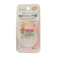 Meishoku Невесомая пудра компактная минеральная SPF34, тон 01 'светлая охра' 