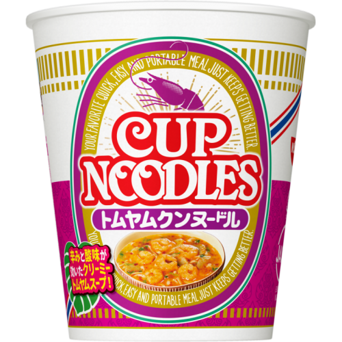 Nissin Cup Noodle Лапша Ниссин со вкусом супа Том ям