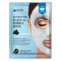 Eyenlip Detoxifying Black O2 Bubble Mask Charcoal Маска тканевая кислородная с углем