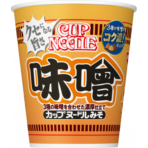 Ниссин Лапша Рамэн с МИСО пастой и свининой (стакан)