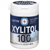 Lotte Резинка жевательная Xylitol голубая мята (slim bottle), 133 г