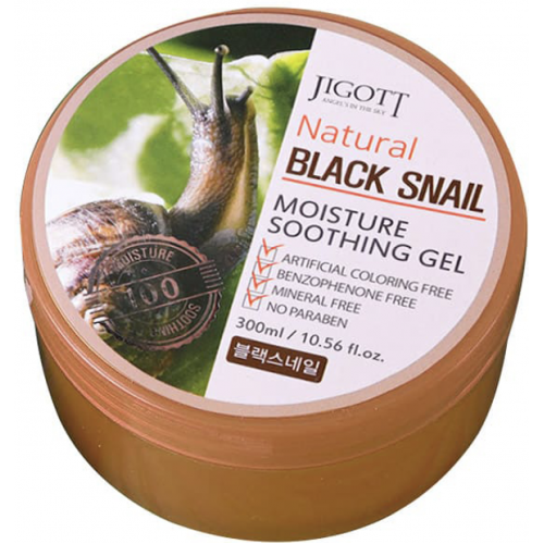 JIGOTT Увлажняющий гель с муцином черной улитки, 300 мл JIGOTT Увлажняющий гель с муцином черной улитки, 300 мл