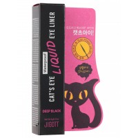 Jigott Cat's Eye Waterproof Liquid Eyeliner Подводка для глаз глубокого черного цвета, 9 г