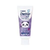 LION Check-Up Детская укрепляющая кремовая зубная паста, младше 6 лет, вкус винограда