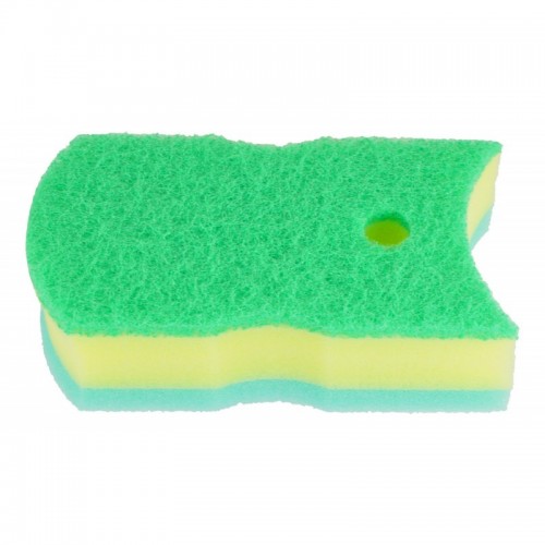 SOFT BATH SPONGE SCOUTER NON SCRATCH Губка для ванной и кухни с антибактериальной пропиткой, трехслойная, жесткий верхний слой, 1 шт/уп,15х8 см SOFT BATH SPONGE SCOUTER NON SCRATCH Губка для ванной и кухни с антибактериальной пропиткой, трехслойная, жесткий верхний слой, 1 шт/уп,15х8 см