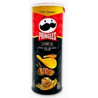 Чипсы Pringles со вкусом говяжьего стейка и фуа-гра