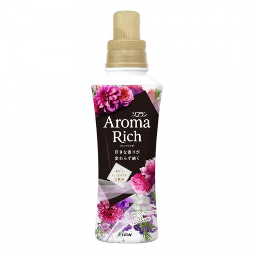 Кондиционер для белья LION Aroma Rich juliette с ароматом ванили и жасмина, флакон 480 мл