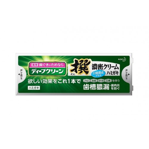KAO Deep Clean Восточные травы Кремовая зубная паста от периодонтита и неприятного запаха для ослабленных зубов и дёсен KAO Deep Clean Восточные травы Кремовая зубная паста от периодонтита и неприятного запаха для ослабленных зубов и дёсен
