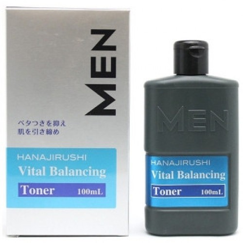 Мужской увлажняющий лосьон со скваленом, ментолом, камфорой и растительными экстрактами HANAJIRUSHI, 100 мл