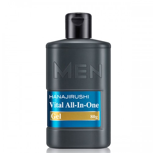 Мужской увлажняющий гель для лица ALL-In-One 'всё в одном' с тальком, аргинином, ментолом и растительными экстрактами HANAJIRUSHI, 80 гр Мужской увлажняющий гель для лица ALL-In-One 'всё в одном' с тальком, аргинином, ментолом и растительными экстрактами HANAJIRUSHI, 80 гр