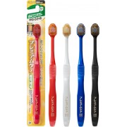 EBISU Premium Care Зубная щетка с широкой чистящей головкой алмазной формы, со сверхтонкими концами щетинок, 6-рядная, мягкая EBISU Premium Care Зубная щетка с широкой чистящей головкой алмазной формы, со сверхтонкими концами щетинок, 6-рядная, мягкая