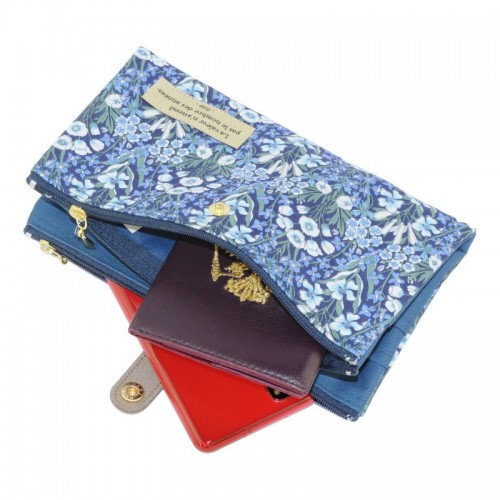 Косметичка женская Луговые цветы, 12,5*20 см Косметичка женская Луговые цветы, 12,5*20 см