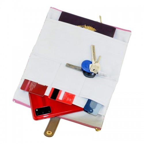 Косметичка женская Луговые цветы, 12,5*20 см Косметичка женская Луговые цветы, 12,5*20 см