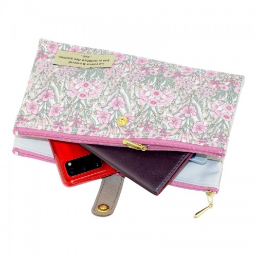 Косметичка женская Луговые цветы, 12,5*20 см Косметичка женская Луговые цветы, 12,5*20 см