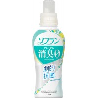 Кондиционер для белья SOFLAN с мощным антибактериальным эффектом для защиты от неприятного запаха LION Premium Deodorizer 018, натуральный фруктовый аромат