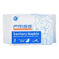 FRISS Sanitary Pad Премиальные гигиенические прокладки для женщин дневные (Чип 4 в 1 с турмалином и наносеребром)