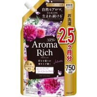 LION Aroma Rich Juliette Кондиционер для белья с фруктово-цветочным ароматом, сменная упаковка