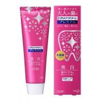 KAO Clear Clean Премиальная зубная паста комплексного действия для отбеливания и восстановления эмали с микрогранулами