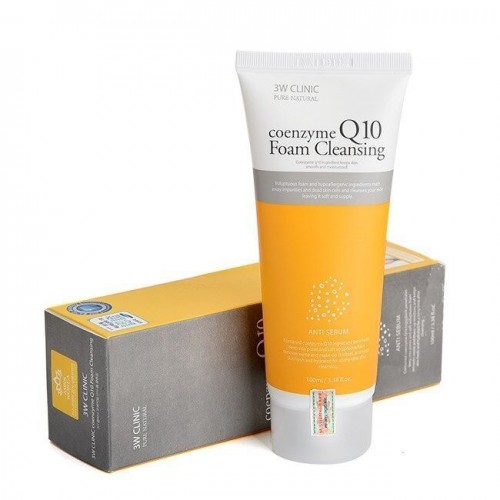 3W FC Пенка для умывания с коэнзимом Q10 Coenzyme Q10 Foam Cleansing 100мл 3W FC Пенка для умывания с коэнзимом Q10 Coenzyme Q10 Foam Cleansing 100мл
