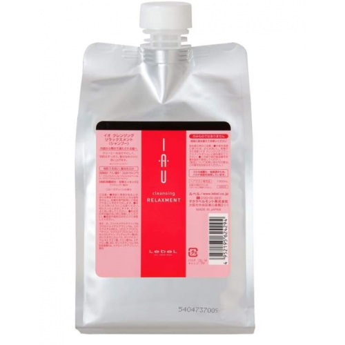 Расслабляющий аромашампунь для сухих и ломких волос Lebel IAU cleansing RELAXMENT, 1000 мл