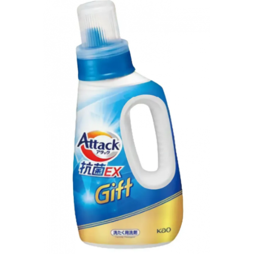 Концентрированное жидкое средство для стирки с антибактериальным эффектом KAO Attack Antibacterial EX Gift K AR-30A