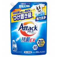 Концентрированное жидкое средство для стирки KAO Attack Antibacterial EX с антибактериальным эффектом, с ароматом чистой свежести