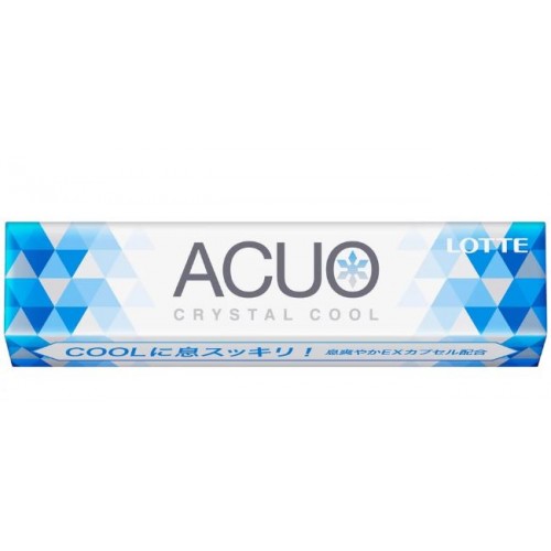 Lotte Резинка жевательная ACUO Crystal cool, 21 г