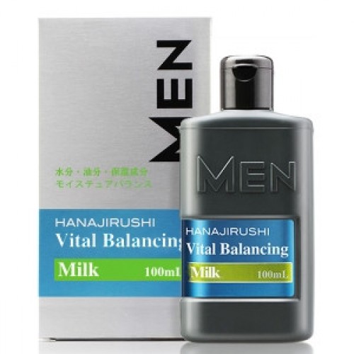 Мужское увлажняющее молочко с ментолом и растительными экстрактами HANAJIRUSHI, 100 мл.