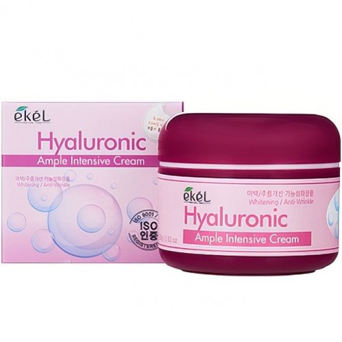 Крем для лица с гиалуроновой кислотой EKEL Ample Intensive, 100 мл
