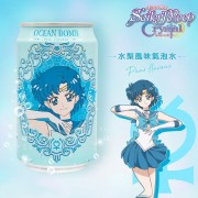 Лимонад 'Сейлор Мун' Ocean Bomb со вкусом груши, 330мл Лимонад 'Сейлор Мун' Ocean Bomb со вкусом груши, 330мл