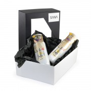 SANA Soy Milk Подарочный набор «ОБНОВЛЕНИЕ И УВЛАЖНЕНИЕ С РЕТИНОЛОМ»: Увлажняющий и подтягивающий лосьон, 200 мл + Увлажняющее и подтягивающее молочко, 150 мл SANA Soy Milk Подарочный набор «ОБНОВЛЕНИЕ И УВЛАЖНЕНИЕ С РЕТИНОЛОМ»: Увлажняющий и подтягивающий лосьон, 200 мл + Увлажняющее и подтягивающее молочко, 150 мл