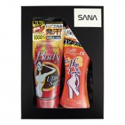 SANA Esteny Подарочный набор «ПОДТЯНУТЫЙ СИЛУЭТ»: Массажный гель - скраб для тела c морской солью, 240 г + Массажная эмульсия для тела, 200 мл SANA Esteny Подарочный набор «ПОДТЯНУТЫЙ СИЛУЭТ»: Массажный гель - скраб для тела c морской солью, 240 г + Массажная эмульсия для тела, 200 мл