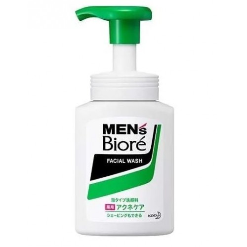  Мужская пенка для умывания и бритья, против акне, с ароматом цитрусов и трав KAO Men's Biore, 150 мл