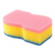 PRO SPONGE Профессиональная губка для посуды с антибактериальной пропиткой, трехслойная S-образная, жесткий верхний слой, 5 шт PRO SPONGE Профессиональная губка для посуды с антибактериальной пропиткой, трехслойная S-образная, жесткий верхний слой, 5 шт