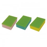 PRO SPONGE S Профессиональная губка для посуды с антибактериальной пропиткой, двухслойная, без абразивных частиц, 1 шт, 11x7х3 см PRO SPONGE S Профессиональная губка для посуды с антибактериальной пропиткой, двухслойная, без абразивных частиц, 1 шт, 11x7х3 см