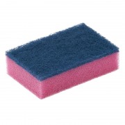 PRO HARD SPONGE Профессиональная губка для посуды с антибактериальной пропиткой, двухслойная, жесткий верхний слой, 1шт, 11x7x3см PRO HARD SPONGE Профессиональная губка для посуды с антибактериальной пропиткой, двухслойная, жесткий верхний слой, 1шт, 11x7x3см