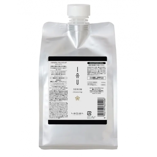 Увлажняющий аромашампунь для всех типов кожи головы Lebel IAU SERUM CLEANSING, 1000 мл