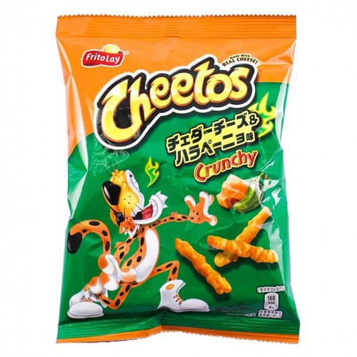CHEETOS Читос Чипсы кукурузные СЫР Чеддер и острый перец ХАЛАПЕНЬО 