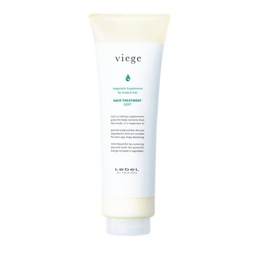 Lebel Viege Treatment Soft Маска для глубокого увлажнения сухих и поврежденных волос, туба