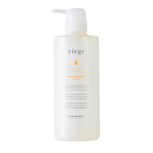 Lebel Viege Treatment VOLUME Маска для объема волос на основе растительных масел, с дозатором