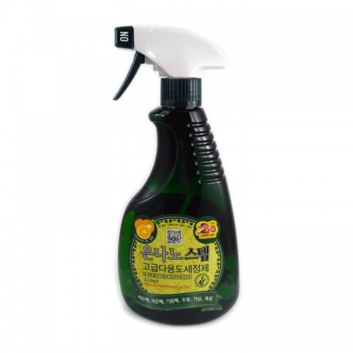 NANO SILVER STEP Multi-Purpose Cleaner Универсальное жидкое чистящее средство для дома с серебром 550 мл, 1/12