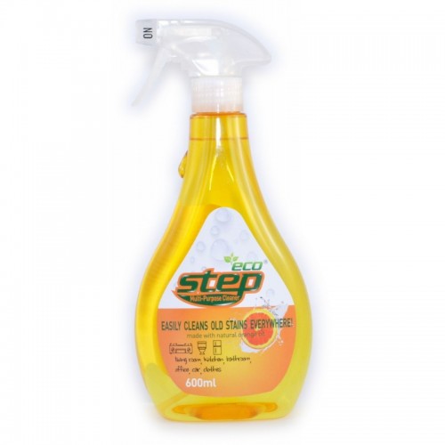 ORANGE STEP Muti-purpose cleaner Универсальное жидкое чистящее средство для дома с апельсиновым маслом, 600 мл