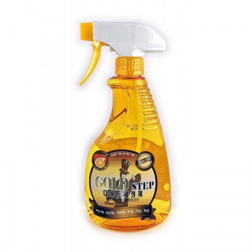 GOLD STEP Multi-Purpose Cleaner Универсальное жидкое чистящее средство для дома (с частицами золота), 550 мл